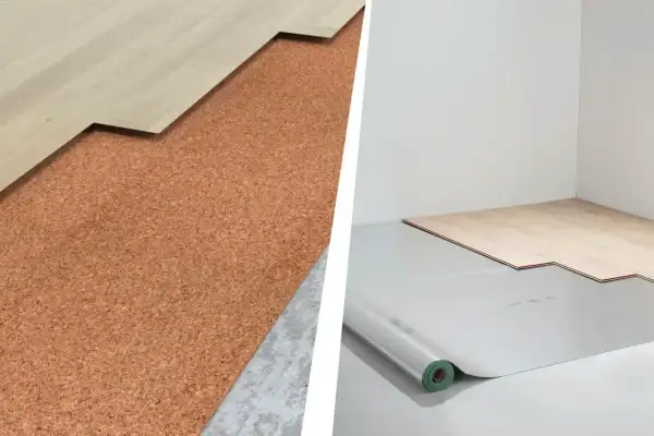 Dwa rodzaje podkładów pod panele winylowe: korek i folia. Wybierz najlepszy podkład pod panele winylowe.